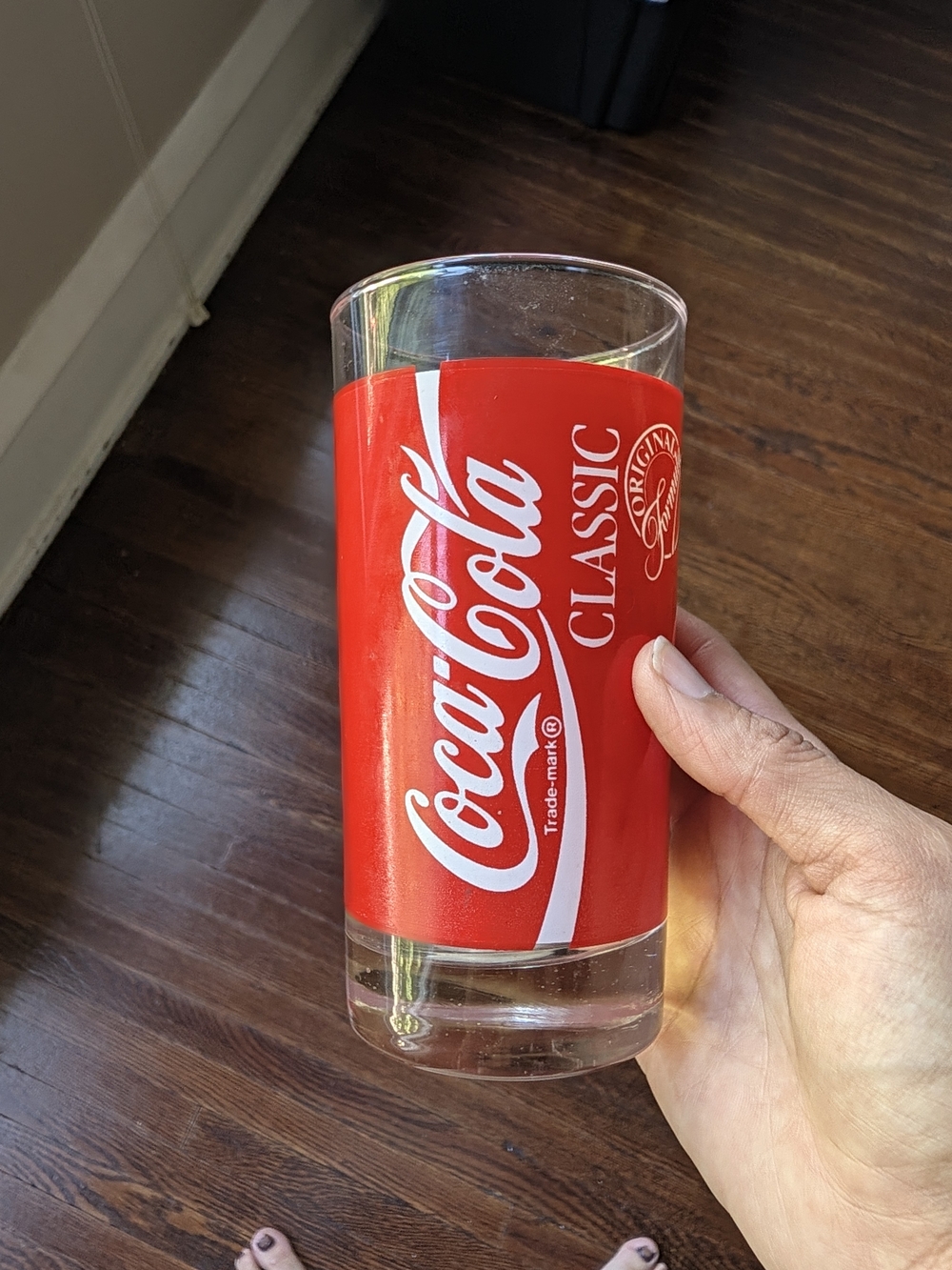 Vintage German Coca Cola Classic Originial Formula Glass Tumbler Collectible